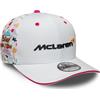 New Era 9Seventy - Berretto Elasticizzato Miami McLaren Racing, Bianco, Taglia Unica