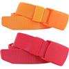 YunYunStrap Cinture per Uomo Donna Cintura Tattica da Lavoro in Nylon Taglie Forti con Fibbia in Plastica, 160cm 2 Pezzi