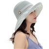 KorhLeoh Cappelli da sole estivi in rete per le donne protezione UV a tesa larga ripiegabile cappello da spiaggia