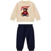 Guess Unisex Set Lingerie Set Active Top Active Pants Sand