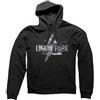 Linkin Park Felpa con Cappuccio Smoke Band Logo Nuovo Ufficiale Uomo Nero Size S