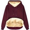 heekpek Felpa Donna con Cappuccio Invernale Felpa Pile Caldo Oversize Pesante Felpe Basic da Donna Fodera in Sherpa Casual Sweatshirt Hoodie