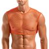 Amy Coulee Maglia da uomo a rete muscolare