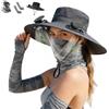 XPJBKC Cappello da sole a tesa larga con ventilatore integrato, 3 velocità del vento regolabili, ricarica solare e USB, con ventola, per escursionismo, campeggio, pesca, alpinismo, protezione UV estiva