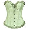 Generico Bustino Donna Pizzo Nero Corsetto Vintage Stile Barocco Chic