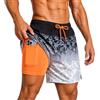 Donason Costume Uomo Mare ad Asciugatura Rapida con Fodera a Compressione | Pantaloncini da Bagno Uomo 2 in 1, per Spiaggia Piscina e Vacanze, Costumi Surf Estiva Traspirante con 3 Tasche, S-XXL