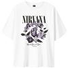 Stone Kids T-Shirt Oversize Donna Nirvana - Licenza Ufficiale