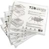 Filtro TERI HEPA Universale per Aspiratore - Kit 5 pz