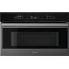 Whirlpool Forno a Microonde da Incasso Combinato con Grill Capacità 31 Litri Potenza 1000 Watt Larghezza 60 cm Cottura a Vapore Funzione Crisp colore Nero / Grigio - W7 MD440 BSS