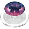 Grandio Design Sci-Fi Cyberpunk Fantasy Fantascienza Cyberpunk Soldier Patrol Gamer PopSockets PopGrip per MagSafe