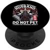 Do Not Pet Husband Men's Funny Emotional Do Not Pet Festa del papà Papà Divertente Supporto emotivo Marito PopSockets PopGrip Adesivo