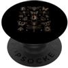 Funny Entomology Insects Species Bug Col Collezione di insetti vintage Entomologist Botanical Bug PopSockets PopGrip Adesivo