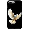 Piccioni bianchi per gli appassionati di Custodia per iPhone 7 Plus/8 Plus Piccione in Bianco Colomba Città Piccione di Legno Colomba