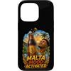Puerto Rican Cultural Humor by NLTS Custodia per iPhone 13 Pro Malta Mood Attivato Boricua Sensazione