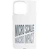 Whyitsme Design Custodia per iPhone 15 Pro Max Microbiologia Micro scala, impatto macro