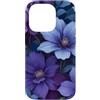 Deep Purple, Lavender & Lilac Flower Gif Custodia per iPhone 14 Pro Carino Viola Fiori Lilla Vaporwave Estetica