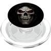 Bahaa's Tee Darkness Knows My Name Hooded Skull Quote Gothic Horror PopSockets PopGrip per MagSafe