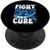 Diabetes Awareness Shirt Diabetic Gifts A novembre indossiamo la consapevolezza del diabete di tipo 1 blu T1D PopSockets PopGrip Adesivo