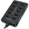 LogiLink USB 2.0 10-Port Hub with On/Off Switch