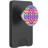 Bright Dot Letterworks Co. Monogramma iniziale lettera O a pois fucsia PopSockets PopWallet per MagSafe