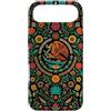Folk Art Gifts Custodia per iPhone Air Bandiera messicana modello azteco Messico Pride floreale
