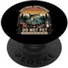 Do Not Pet Husband Men's Funny Emotional Do Not Pet Festa del papà Papà Divertente Supporto emotivo Marito PopSockets PopGrip Adesivo