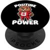 Canada Beaver Food Lover Poutine Tees Canada Food Lover Poutine PopSockets PopGrip Adesivo