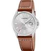 Calypso Orologio Uomo Analogico Cinturino Pelle - Quarzo - Data - Vetro Minerale Resistente - Impermeabile 5 ATM Elegante K5870 Basic