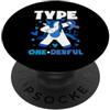 Diabetes Awareness Shirt Diabetic Gifts Divertente Diabete Diabetico Tipo 1 T1D Unicorno One-Derful PopSockets PopGrip Adesivo