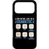 Diabetic Gifts Diabetes Awareness Shirt Custodia per iPhone 17 Pro Max Un giorno nella vita di un mese di sensibilizzazione sul diabete diabetico T1D