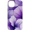 Deep Purple, Lavender & Lilac Flower Gif Custodia per iPhone 14 Plus Carino Viola Fiori Lilla Vaporwave