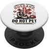 Do Not Pet Husband Men's Funny Emotional Do Not Pet Festa del papà Papà Divertente Supporto emotivo Marito PopSockets PopGrip Adesivo