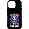 BDAZ Custodia per iPhone 16 Pro Parker Unicorno Astronauta spaziale