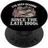 Lettura Topo Di Biblioteca Lettore Libro I've Been Reading Since The Late 1900s Bibliofilo Biblioteca PopSockets PopGrip Adesivo
