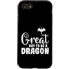 dragon mythical creature fire fairy tale Custodia per iPhone SE (2020) / 7/8 Grande giorno per essere un drago