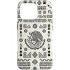 Folk Art Gifts Custodia per iPhone 16 Pro Bandiera messicana modello azteco aquila serpente Messico Orgoglio