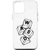 Grandio Design Funny Gamer Geek & Gaming Custodia per iPhone 12/12 Pro Gaming WASD Computer Tastiera PC Gamer Move Keys