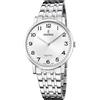 Festina Swiss Made Orologio Uomo in Acciaio Inox. 316l Argentato