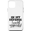 Funny Not My Fault Designs Custodia per iPhone 12 mini In mia difesa sono stato lasciato senza supervisione grezzo, non colpa mia