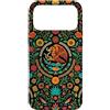 Folk Art Gifts Custodia per iPhone 17 Pro Max Bandiera messicana modello azteco Messico Pride floreale