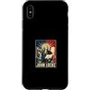 John Locke Philosophy Enlightenment Custodia per iPhone XS Max Illuminismo John Locke Studioso di filosofia