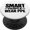 International Day for Health and Safety Smart People Wear DPI sul posto di lavoro Sicurezza Cultura Campagna Regalo PopSockets PopGrip Adesivo