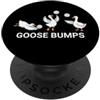 Funny Goose Volleyball Player Dossi d'oca da pallavolo PopSockets PopGrip Adesivo