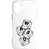 Grandio Design Funny Gamer Geek & Gaming Custodia per iPhone 16 Plus Gaming WASD Computer Tastiera PC Gamer Move Keys