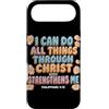 Groovy Philippians 4:13 Bible Verse Chri Custodia per iPhone Air Posso fare tutto attraverso Cristo Christian Groovy Retro