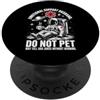 Do Not Pet Husband Men's Funny Emotional Do Not Pet Festa del papà Papà Divertente Supporto emotivo Marito PopSockets PopGrip Adesivo