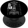 Grandio Design Geeky Computer & IT Novel Computer Nerd PC Builder Funny Sono una grande ventola di raffreddamento PopSockets PopGrip Adesivo