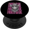 4th Grade Student Teacher First Day Of S Divertente insegnante di quarta elementare mucca carina studente di ritorno a scuola PopSockets PopGrip Adesivo