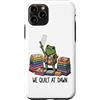 Funny Frog Meme Quilting Humor Gifts Men Custodia per iPhone 11 Pro We Quilt At Dawn Frog Funny Frog Meme Quilting Patchwork
