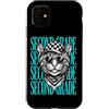 2st Grade Student Teacher First Day Of S Custodia per iPhone 11 Divertente insegnante di seconda elementare gatto selvatico torna a scuola studenti